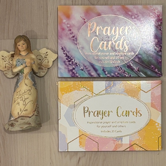 Thinking of You Angel Figurine and Prayer Card Packs - Picture 1 of 12